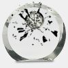 [CRY169] 4.5" Round Crystal Clock Thumbnail