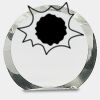 [CRY169] 4.5" Round Crystal Clock Thumbnail