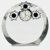 [CRY169] 4.5" Round Crystal Clock Thumbnail