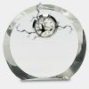 [CRY169] 4.5" Round Crystal Clock Thumbnail