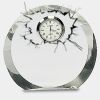 [CRY169] 4.5" Round Crystal Clock Thumbnail
