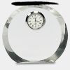 [CRY169] 4.5" Round Crystal Clock Thumbnail
