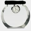 [CRY169] 4.5" Round Crystal Clock Thumbnail