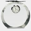 [CRY169] 4.5" Round Crystal Clock Thumbnail