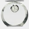 [CRY169] 4.5" Round Crystal Clock Thumbnail