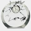 [CRY169] 4.5" Round Crystal Clock Thumbnail