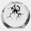 [CRY169] 4.5" Round Crystal Clock Thumbnail