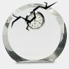 [CRY169] 4.5" Round Crystal Clock Thumbnail