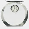 [CRY169] 4.5" Round Crystal Clock Thumbnail