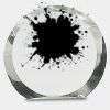 [CRY169] 4.5" Round Crystal Clock Thumbnail
