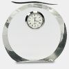 [CRY169] 4.5" Round Crystal Clock Thumbnail