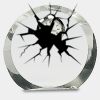 [CRY169] 4.5" Round Crystal Clock Thumbnail