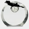 [CRY169] 4.5" Round Crystal Clock Thumbnail