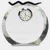 [CRY169] 4.5" Round Crystal Clock Thumbnail