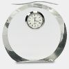 [CRY169] 4.5" Round Crystal Clock Thumbnail