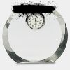 [CRY169] 4.5" Round Crystal Clock Thumbnail