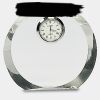 [CRY169] 4.5" Round Crystal Clock Thumbnail