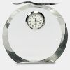 [CRY169] 4.5" Round Crystal Clock Thumbnail