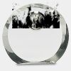 [CRY169] 4.5" Round Crystal Clock Thumbnail