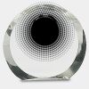 [CRY169] 4.5" Round Crystal Clock Thumbnail