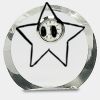 [CRY169] 4.5" Round Crystal Clock Thumbnail