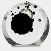 [CRY169] 4.5" Round Crystal Clock Thumbnail