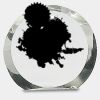 [CRY169] 4.5" Round Crystal Clock Thumbnail