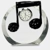 [CRY169] 4.5" Round Crystal Clock Thumbnail