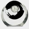 [CRY169] 4.5" Round Crystal Clock Thumbnail
