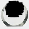 [CRY169] 4.5" Round Crystal Clock Thumbnail