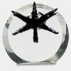 [CRY169] 4.5" Round Crystal Clock Thumbnail