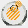 [CRY169] 4.5" Round Crystal Clock Thumbnail