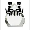 [CRY170] 5.5" Crystal Arch Clock Thumbnail