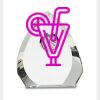 [CRY170] 5.5" Crystal Arch Clock Thumbnail