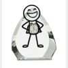 [CRY170] 5.5" Crystal Arch Clock Thumbnail