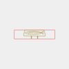 CRY053 - Gold Accented Crystal Desk Clock Thumbnail