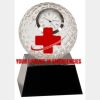 [CRY6101L] 5" Crystal Golf Ball Clock Thumbnail