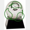 [CRY6101L] 5" Crystal Golf Ball Clock Thumbnail