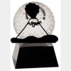 [CRY6101L] 5" Crystal Golf Ball Clock Thumbnail