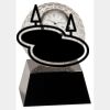 [CRY6101L] 5" Crystal Golf Ball Clock Thumbnail