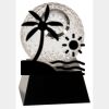 [CRY6101L] 5" Crystal Golf Ball Clock Thumbnail