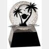 [CRY6101L] 5" Crystal Golf Ball Clock Thumbnail