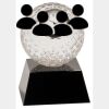 [CRY6101L] 5" Crystal Golf Ball Clock Thumbnail