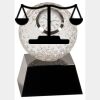 [CRY6101L] 5" Crystal Golf Ball Clock Thumbnail