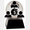 [CRY6101L] 5" Crystal Golf Ball Clock Thumbnail