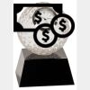 [CRY6101L] 5" Crystal Golf Ball Clock Thumbnail