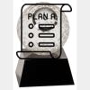[CRY6101L] 5" Crystal Golf Ball Clock Thumbnail