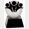 [CRY6101L] 5" Crystal Golf Ball Clock Thumbnail