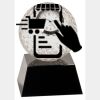 [CRY6101L] 5" Crystal Golf Ball Clock Thumbnail