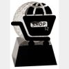 [CRY6101L] 5" Crystal Golf Ball Clock Thumbnail